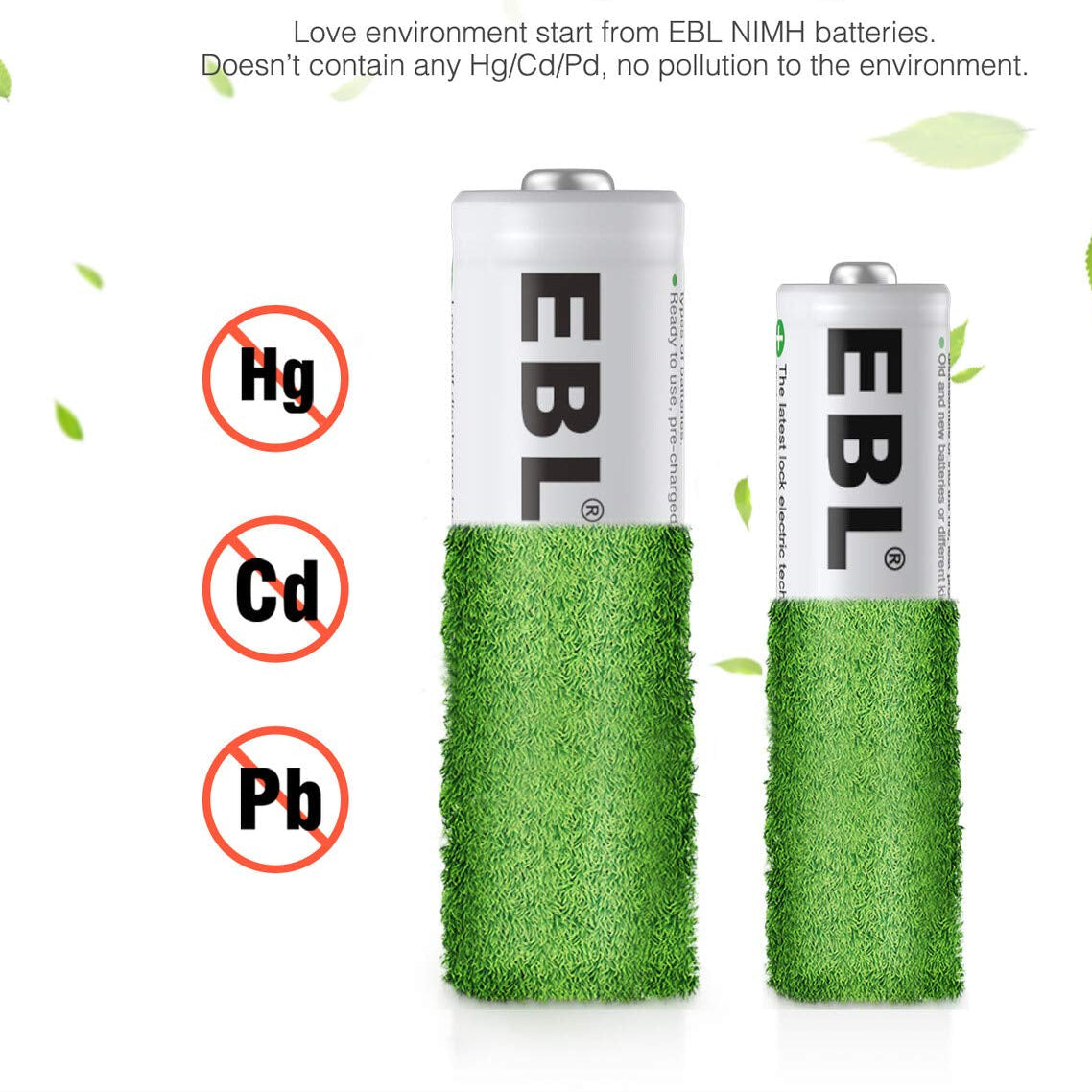 High-Capacity AA & AAA Rechargeable Battery Combo - 2800mAh & 1100mAh (4 Pack Each) - Eco-Friendly Ni-MH Power Solution